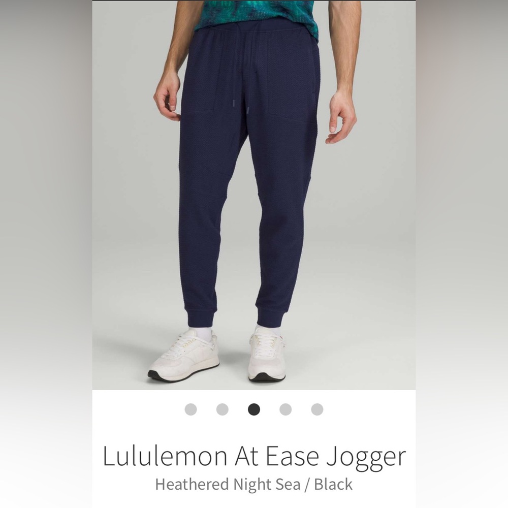 Lululemon at ease joggers - Heathered Night Sea / Black
